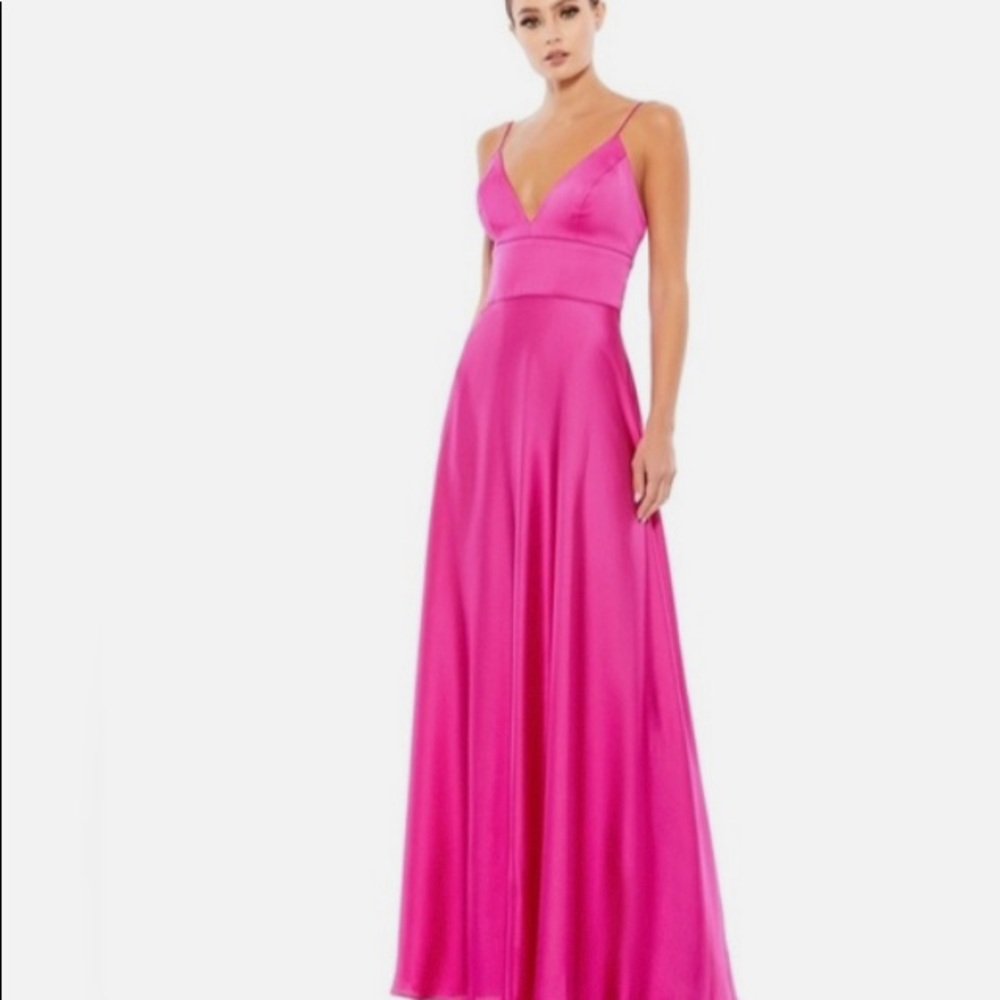 LEENA for Mac Duggal Hot Pink Gown